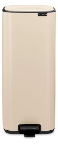 Кош за боклук Brabantia Bo Pedal 1010124, 30 л, Леко затваряне, Противоплъзгаща основа, Бежов