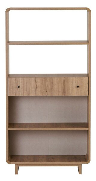 Библиотека от декор от дъб в светло естествен цвят 78x153x34 cm Senza – Nordure