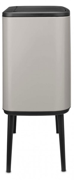 Кош за боклук Brabantia Bo Touch 1010451, 36 л, Плавно и безшумно отваряне, Голям отвор, Светлосив