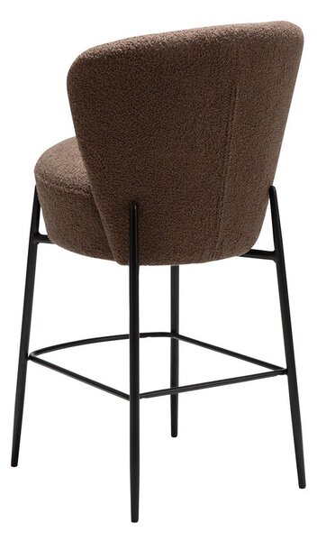 Кафяв бар стол (височина на седалката 68 cm) Orbit – DAN-FORM Denmark