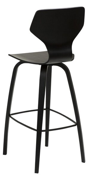Черен бар стол (височина на седалката 75 cm) S.I.T – DAN-FORM Denmark