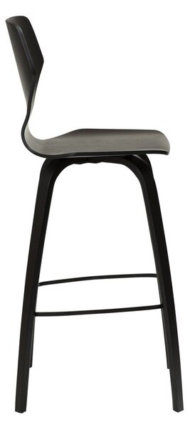 Черен бар стол (височина на седалката 75 cm) S.I.T – DAN-FORM Denmark