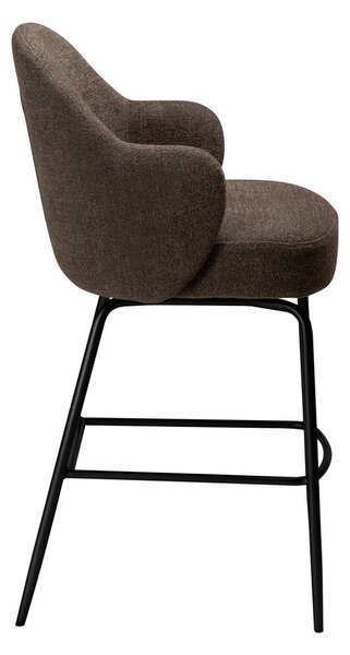 Кафяв въртящ се бар стол (височина на седалката 70 cm) Bae – DAN-FORM Denmark