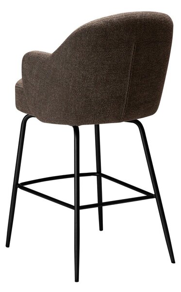 Кафяв въртящ се бар стол (височина на седалката 70 cm) Bae – DAN-FORM Denmark