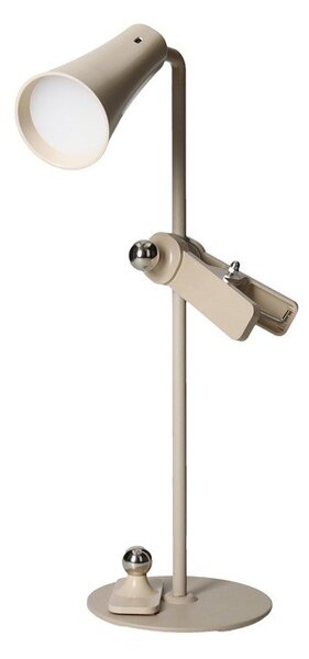 Бежова LED настолна лампа (височина 47,5 cm) 4in1 – Brandani