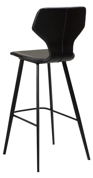 Черен бар стол (височина на седалката 79,5 cm) S.I.T – DAN-FORM Denmark