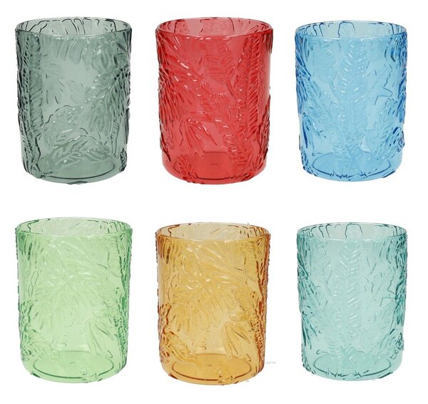 Стъклени чаши в комплект 6 бр. 400 ml Tropical – Brandani