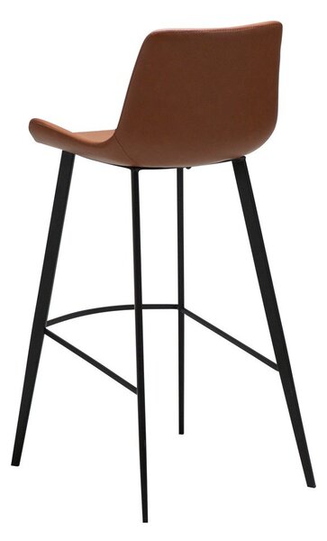 Бар стол в цвят кафяв коняк (височина на седалката 74,5 cm) Hype – DAN-FORM Denmark