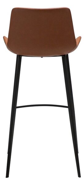 Бар стол в цвят кафяв коняк (височина на седалката 74,5 cm) Hype – DAN-FORM Denmark
