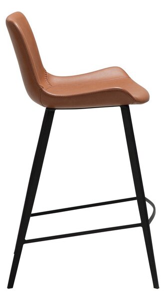 Бар стол в цвят кафяв коняк (височина на седалката 65 cm) Hype – DAN-FORM Denmark