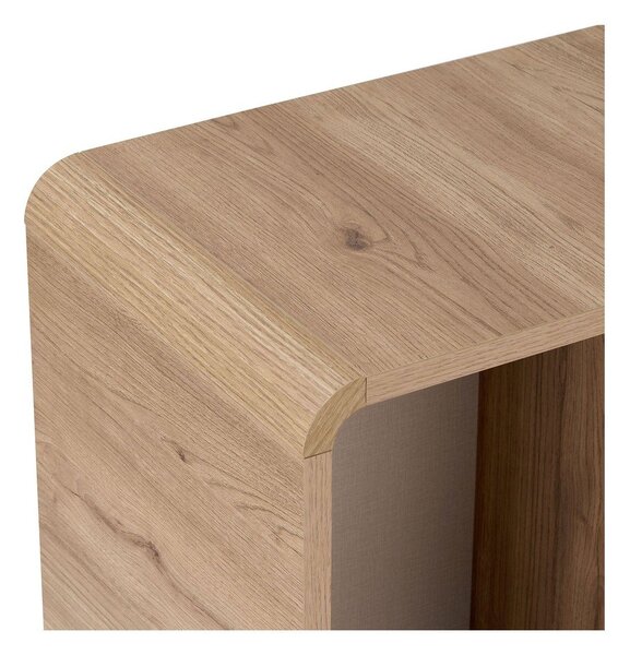 Шкафче от декор от дъб в светло естествен цвят 70x110x34 cm Torina – Nordure