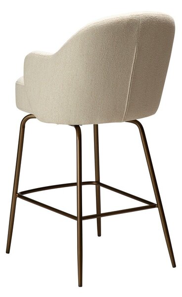 Бежов въртящ се бар стол (височина на седалката 70 cm) Bae – DAN-FORM Denmark
