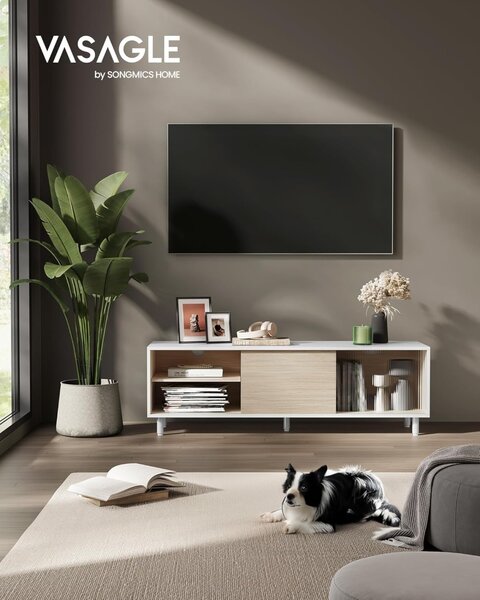 Телевизионна конзола Vasagle White 140x39x45 cm