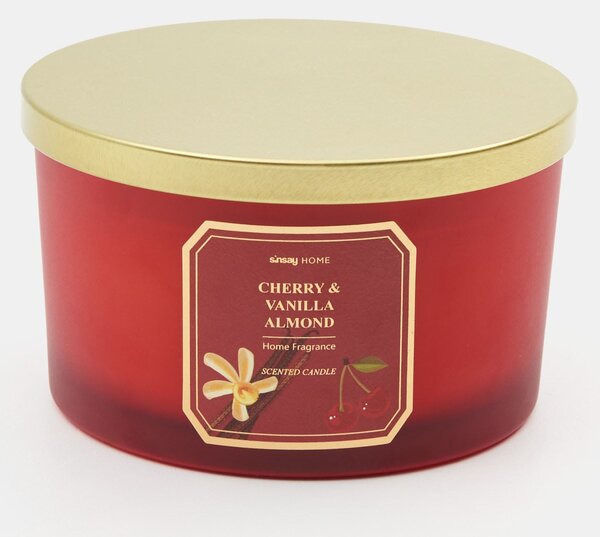 Sinsay - Свещ Cherry & Vanilla Almond - бледомораво