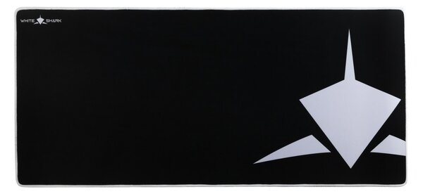 Подложка за мишка White Shark SHARK XL, гейминг, черна, 800 x 350 x 3 мм