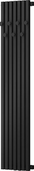 Mexen Flux декоративен радиатор за баня 1500 x 340 мм, 630 W, черен - W127-1500-340-00-70
