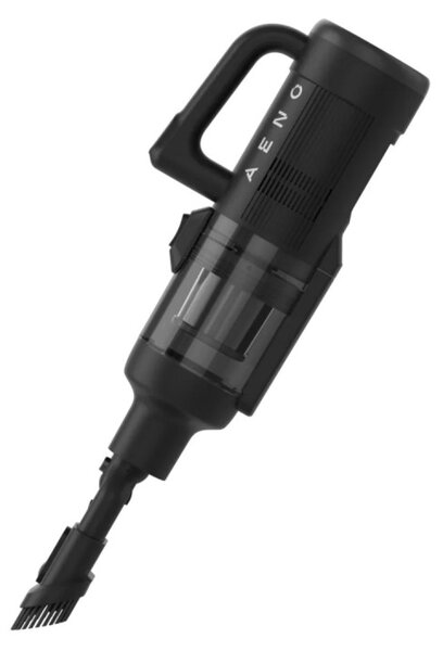 Вертикална прахосмукачка за сухо и мокро почистване 3в1 AENO ATC0001, 200W, Li-Ion 4000 mAh, 14 kPa, 1 л, Автономия до 45min, Самопочистване, SMART, Черен/сив
