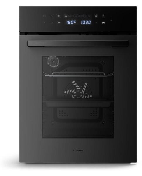 Klarstein Фурна за вграждане Velaire | 49 л | енергиен клас А | 2350 W | черно | 45 см