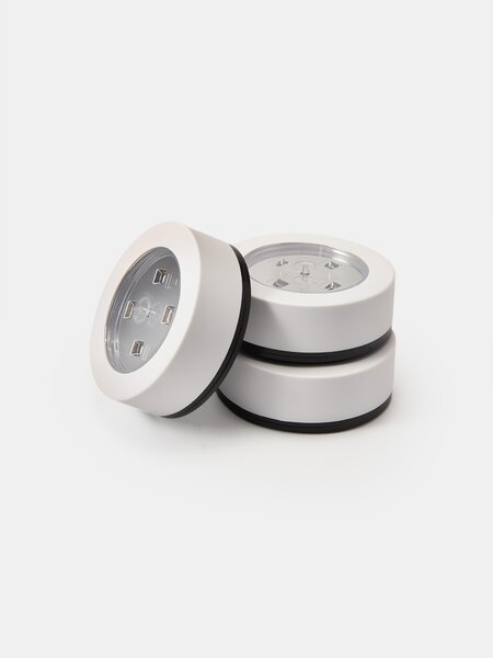 Sinsay - Подшкафни LED лампи за мебели 3 pack - бял