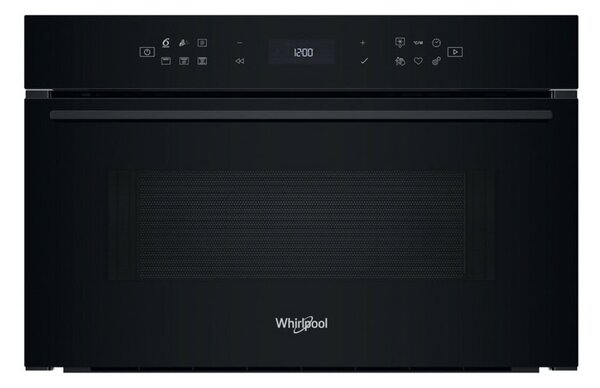 Микровълнова фурна Whirlpool WMD7O4TB, за вграждане, с грил, електронно управление, 800W, 31л. обем, черна
