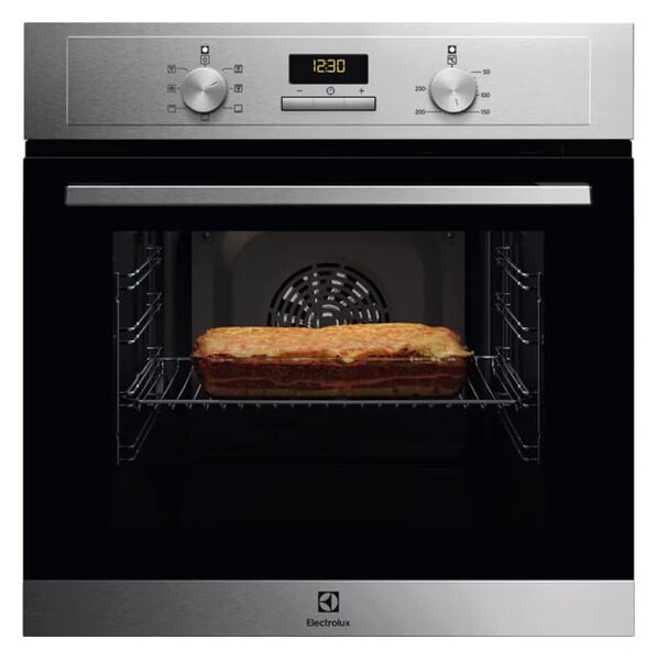 Фурна за вграждане Electrolux EOH3F00BX, клас A, 65л. обем, каталитично почистване, инокс