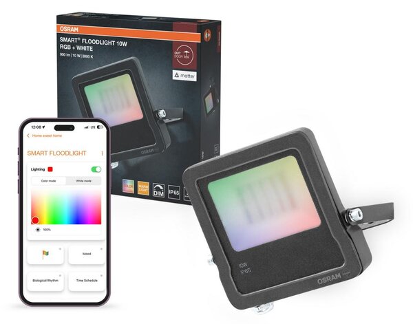 Osram - LED RGBW димируем прожектор SMART+ FLOODLIGHT LED/10W/230V IP65 Wi-Fi