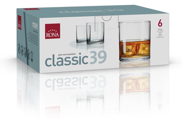 RONA Чаши за уиски Classic xl 390мл 6бр