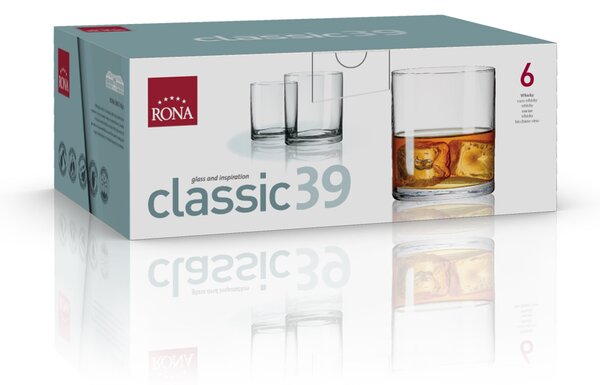 RONA Чаши за уиски Classic xl 390мл 6бр