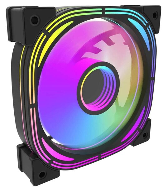 Вентилатор 120mm, Infinity 24R Pro - Infinity Mirror ARGB Reverse, 4-pin, 1600rpm, черен