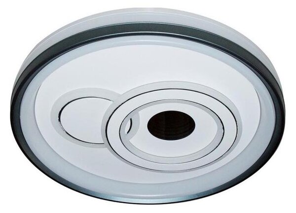 ITALUX PLF-19678-WH-BL - Димируемо LED таванно осветително тяло PORTA LED/40W/230V черно + дистанционно управление