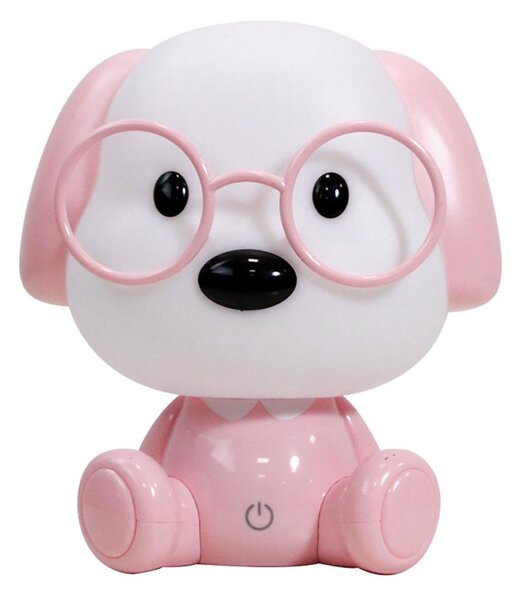 ONLI - Димируема LED детска нощна лампа PUPPIES LED/3W/230V 20 cm куче/розова