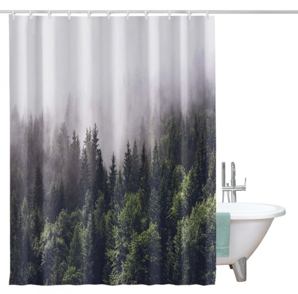 Водоустойчива душ завеса за баня 200 x 180 cm