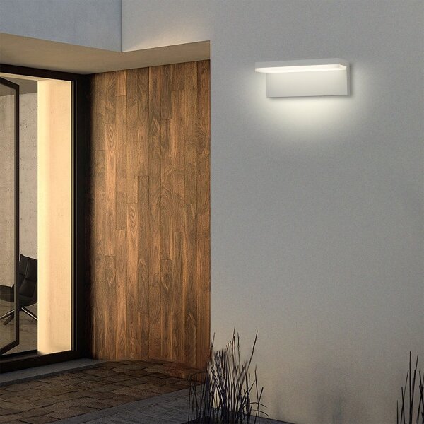 Brilagi - LED външно стенно осветително тяло TESSI LED/10W/230V бяло IP54