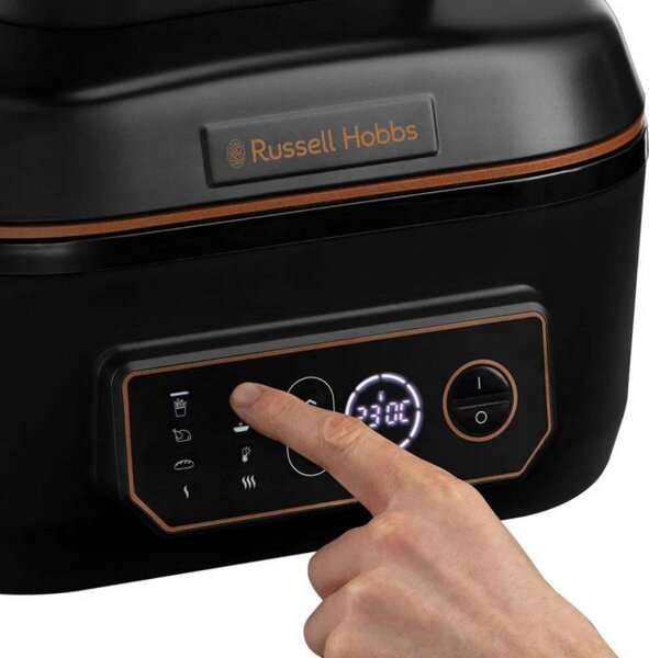 Фритюрник Russell Hobbs SatisFry 26520-56, 1750 W, 5.5 L, 7 функции за готвене, Черен