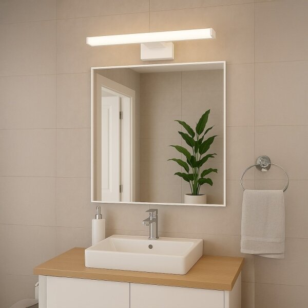 LED осветление за огледало за баня MIRORE LED/10W/230V 60 cm IP44 бяло