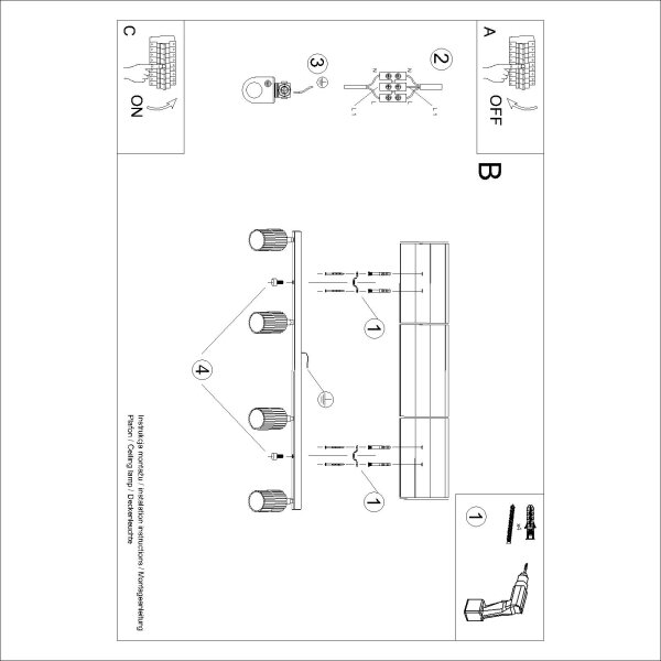 Brilagi - LED точково осветително тяло CRESTO 4xGU10/10W/230V зелено