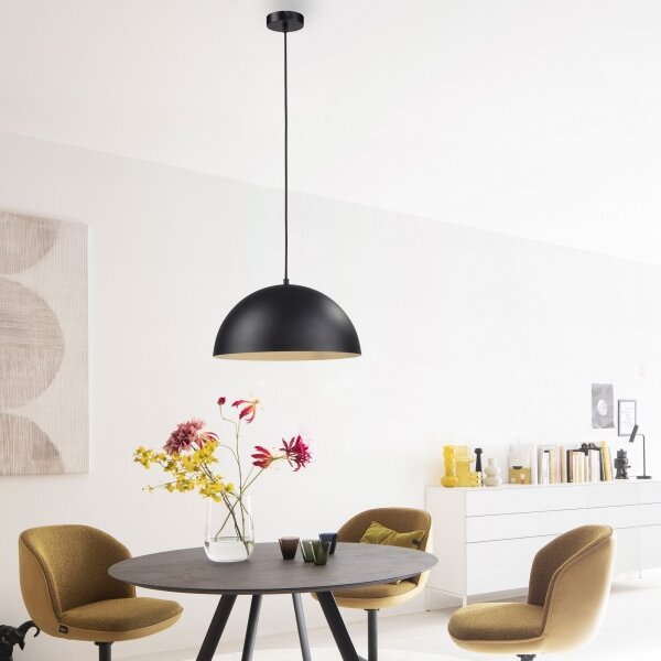 Schöner Wohnen 11728-18 - Полилей на кабел ALI 1xE27/25W/230V Ø 38 cm черен