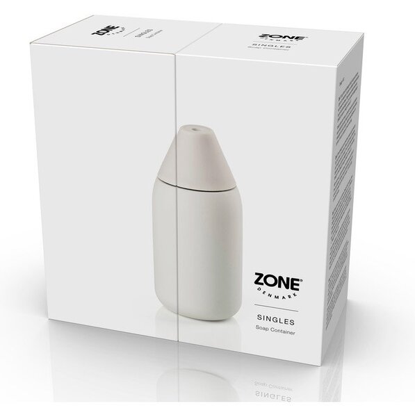 Светлосив силиконов диспенсер за сапун 300 ml Singles – Zone