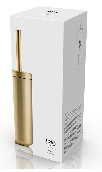 Четка за тоалетна от неръждаема стомана в месингов цвят Ume Brass – Zone