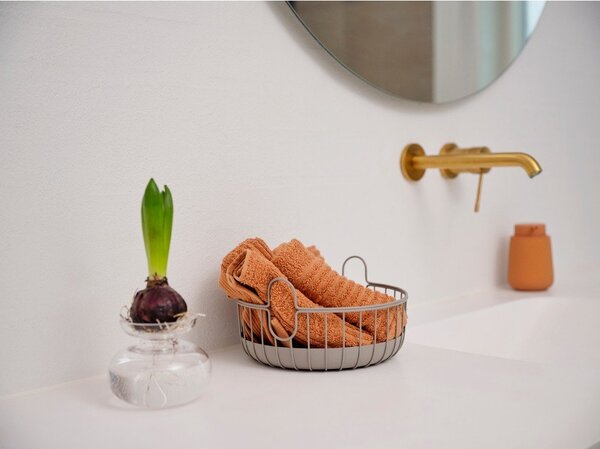 Жълта памучна кърпа от тери 30x30 cm Classic – Zone