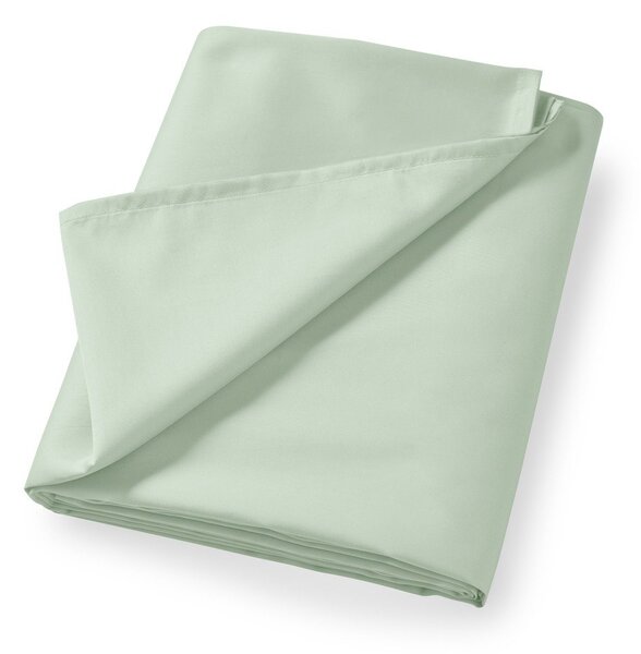 Светлозелен чаршаф от памучен сатен 180x260 cm Cotton Sateen – Bianca