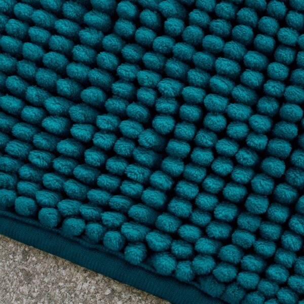 Тюркоазен килим за баня 50x80 cm Bobble – Catherine Lansfield