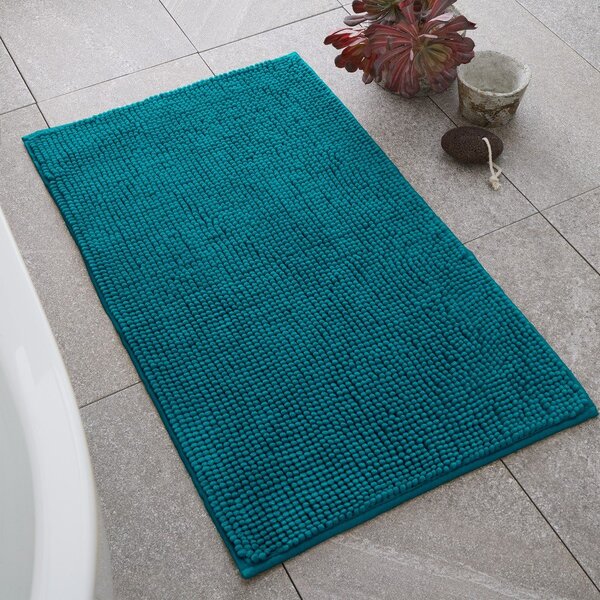 Тюркоазен килим за баня 50x80 cm Bobble – Catherine Lansfield