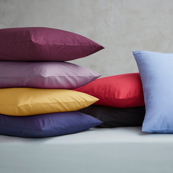 Жълт еластичен чаршаф от перкал 90x190 cm Easy Iron Percale – Catherine Lansfield