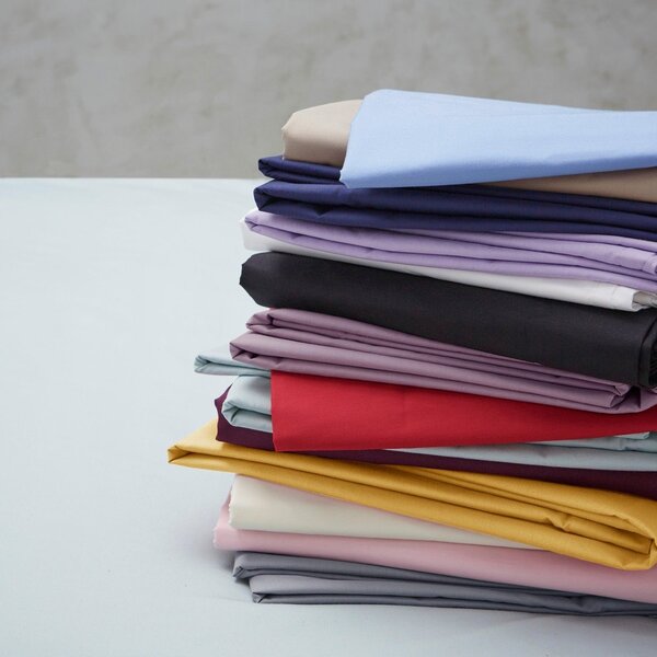 Жълт еластичен чаршаф от перкал 90x190 cm Easy Iron Percale – Catherine Lansfield