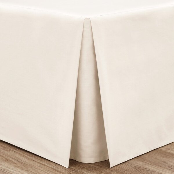 Кремаво перкалово покритие на рамка на легло 90x190 cm Easy Iron Percale – Catherine Lansfield