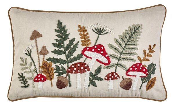 Памучна декоративна възглавница 30x50 cm Embroidery Woodland – Catherine Lansfield