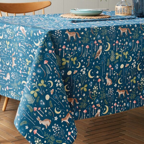 Памучна покривка за маса 132x178 cm Enchanted Twilight Animals – Catherine Lansfield