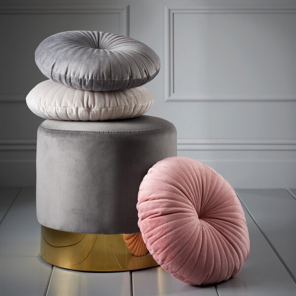 Кадифена декоративна възглавница ø 40 cm Round Soft Touch – Catherine Lansfield