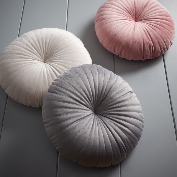 Кадифена декоративна възглавница ø 40 cm Round Soft Touch – Catherine Lansfield